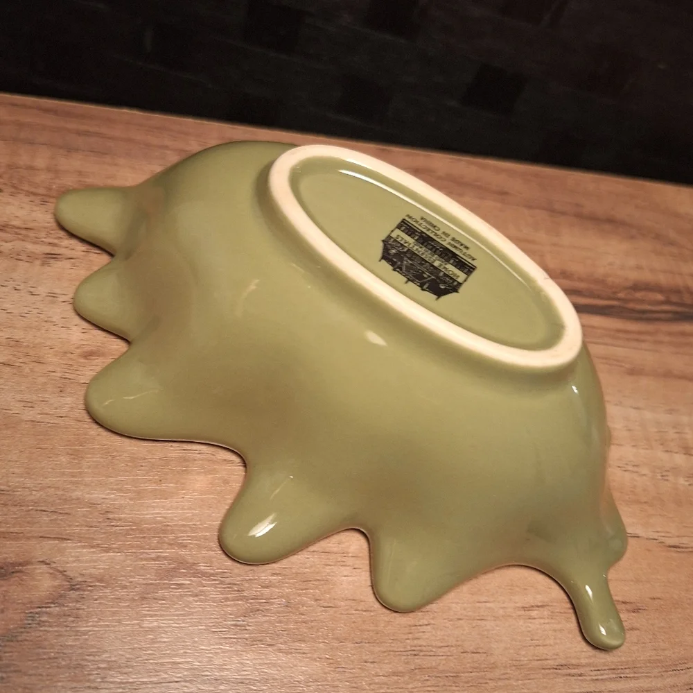 Leaf Dish Small Ceramic Bowl Olive Sage Green Home Decor Essentials